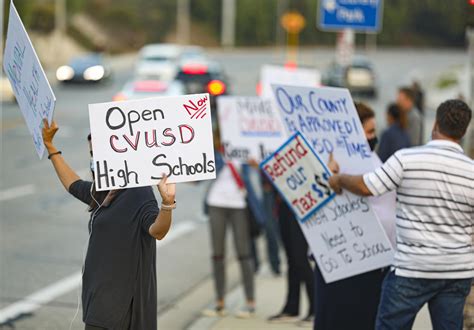 “reopen our schools” rally calls for cvusd to resume in person
