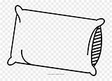 Pillow Coloring Clipart Clip Ultra Transparent Webstockreview Pinclipart sketch template
