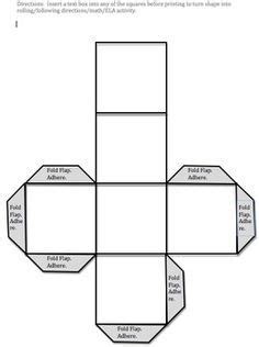 blank adjustable cube pattern cube template cube pattern art cube
