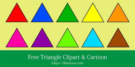 triangle clipart cartoonillustoon