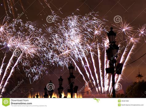 fireworks  barcelona spain stock image image  crack beautiful