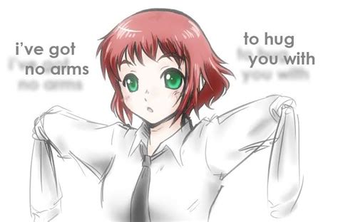 I Ve Got No Arms To Hug You With Katawa Shoujo Know Your Meme