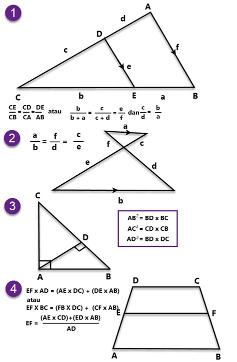 contoh soal kesebangunan segitiga dan pembahasannya berbagai contoh