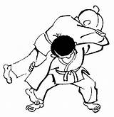 Judo Coloring Pages Coloringpages1001 sketch template