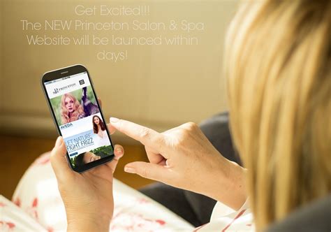 excited   princeton salon spa website   launching