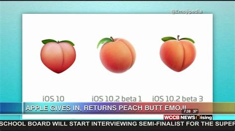 Apple Restores Peach Emoji To Original Design Wccb Charlotte