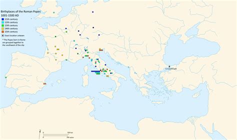 birthplaces of the roman popes 1 2000 ad seperate ones in the comments