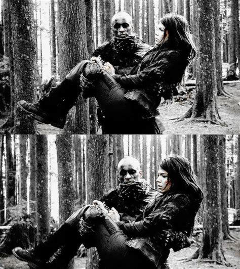 the 100 lincoln and octavia blake 1 6 this is very quickly becoming one of the cutest ships