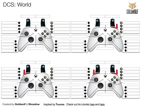 xbox ps controller layout  fillable fields