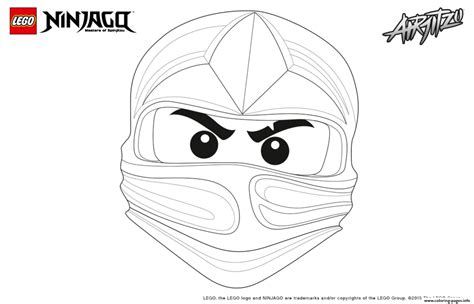 lego ninjago coloring pages kai kxan