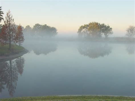 Winter Haven Fl Early Morning Fog At Lake Winterset Winter Haven