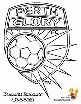 Coloring Soccer Pages Melbourne Football Teams League Victory Perth Glory Spectacular Sports Sheets Cup Fifa Unique Cars Players Books выбрать sketch template
