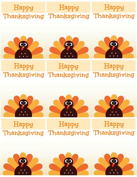 printable thanksgiving place cards  great