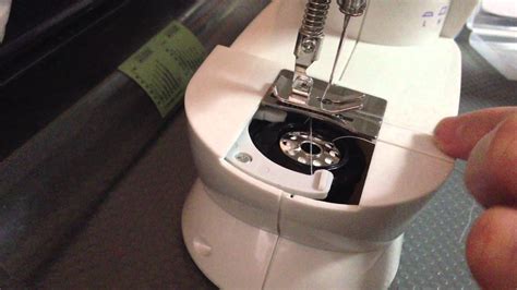 fhsm  mini sewing machine bobbin threading youtube
