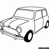 Mini Cooper Coloring Austin Pages Car Drawings Drawing Silhouette 1963 Colouring Thecolor Cars Gif Classic Cool Vector Mouse Draw Sketch sketch template