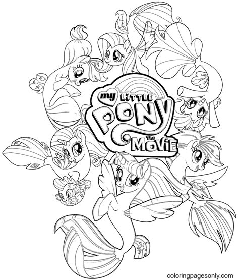 pony   coloring page  printable coloring pages