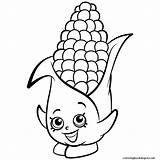 Corn Coloring Pages Cob Shopkins Printable Season Corny Kids Color Exclusive Indian Drawing Colouring Print Sheets Portal Stalks Entitlementtrap Candy sketch template