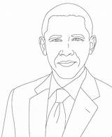 Obama Coloring Barack Pages History President Month Printable Kids Print Sheets Drawing Ronald Reagan Book Color Sheet Andrew Jackson People sketch template