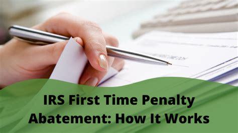 irs  time penalty abatement heres   works