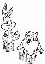 Bugs Bunny Coloring Pages Gangster Getcolorings Color sketch template