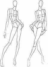 Zeichnen Fashionary Modeskizzen Anatomie Modeskizze Selbermachen sketch template