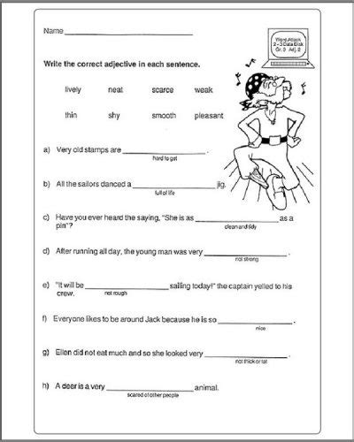 printable english worksheet  kids educative printable