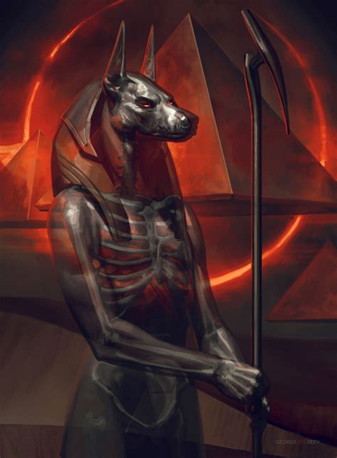 Anubis By George Redreev Ancient Egyptian Gods Ancient Egypt Art