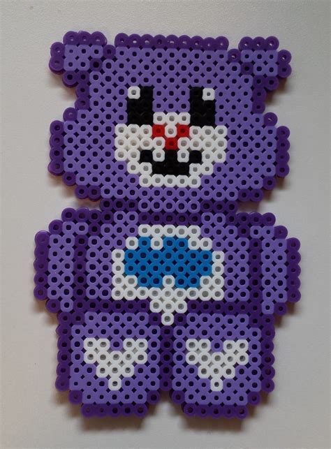 grumpy bear perler care bear by joanne schiavoni melt beads patterns