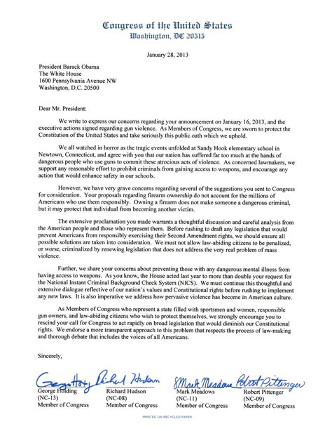 freshman  reps  nc including meadows  letter  obama