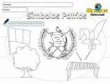 Simbolos Patrios Patria sketch template