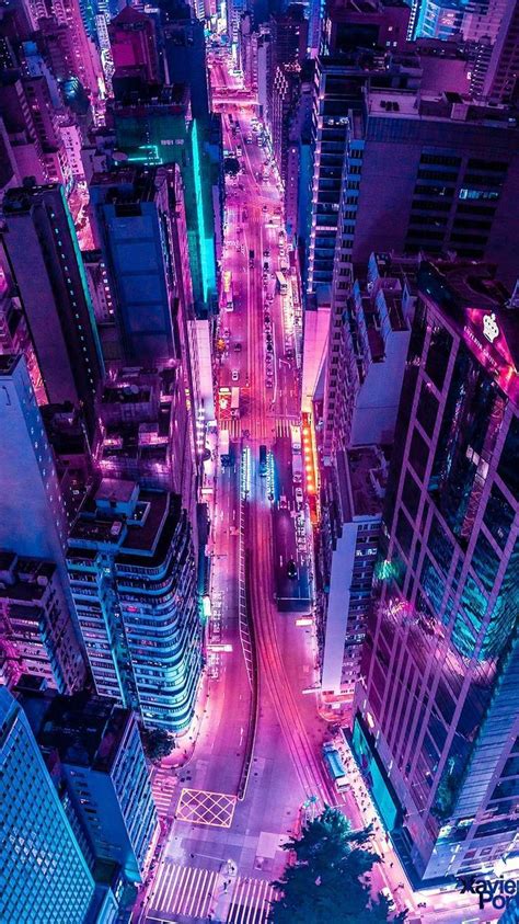 glowing city  night wallpaper android wallpapers