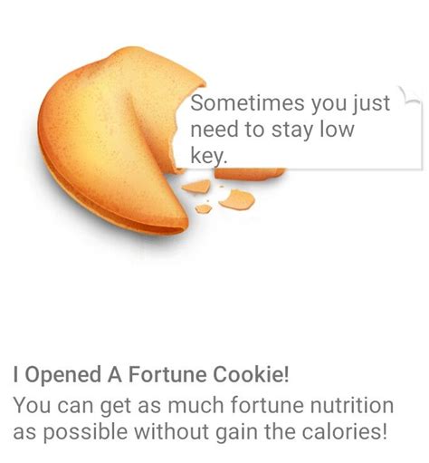 Sparklypoonani💖 Fortune Cookie Nutrition Never Give Up