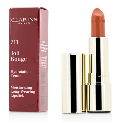 clarins joli rouge long wearing moisturizing lipstick 711 papaya