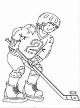 Hockey Coloring Ice Pages Goalie Getcolorings Printable sketch template