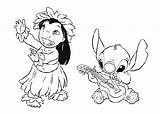 Coloring Pages Stitch Angel Lilo Disney Kids Et Colouring Cute Printable Color Drawings Drawing Getcolorings Dancing Elaborate Birthday sketch template