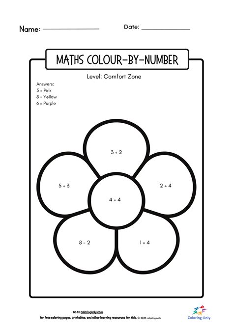 math color  number