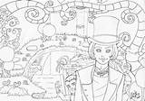 Colouring Pages Wonka Willy Chocolate Factory Charlie Outlines Deviantart Trending Days Last sketch template