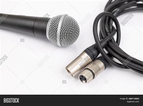 vocal microphone xlr image photo  trial bigstock
