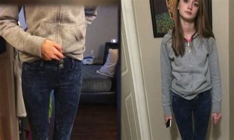 girl 12 is suspended from school for wearing pants that were too