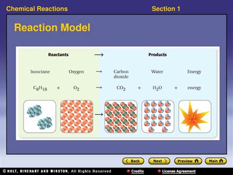 section   nature  chemical reactions powerpoint  id