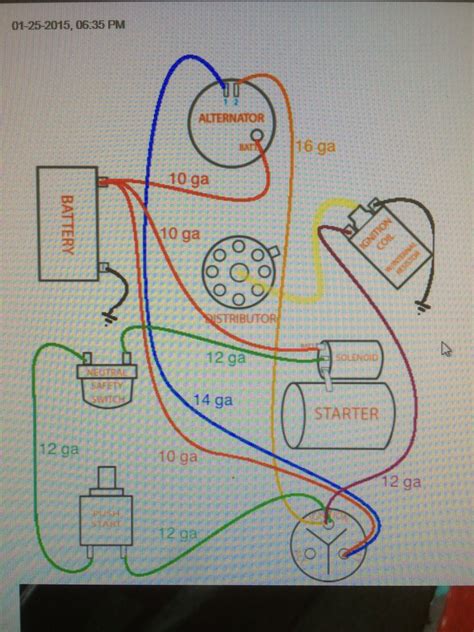 hot rods wiring diagram  hamb