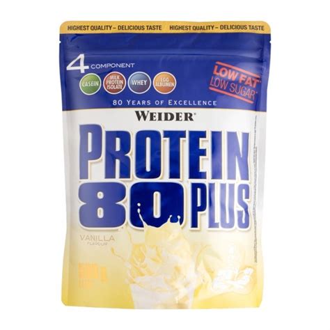 Weider Protein 80 Plus Vanilla Powder Protein Concentrate