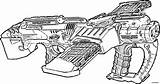 Nerf Guns Gratuitamente sketch template