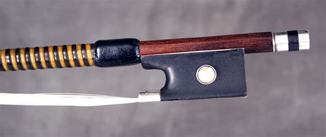 a very fine german violin bow made by carl heinrich knopf