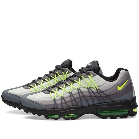 Nike Air Max 95 Ultra Se Dark Grey Volt And Anthracite End