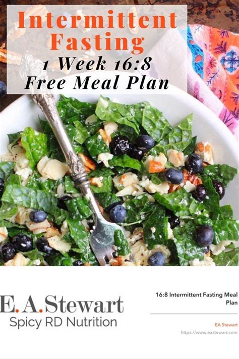 intermittent fasting      meal plan