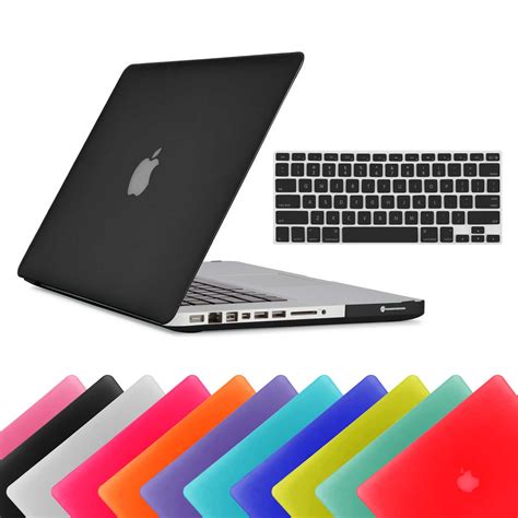 apple macbook pro  case  laptop rubberized matte hard case keyboard cover ebay