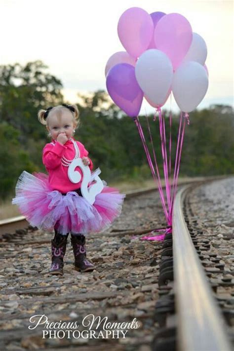 2 year photoshoot birthday girl pink balloons two photography