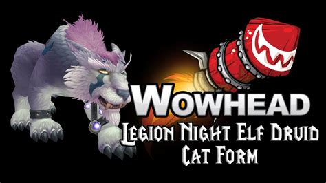Legion Night Elf Druid Cat Forms Youtube