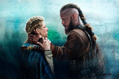 Ragnar And Lagertha By Russianval On Deviantart Vikings Ragnar